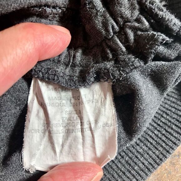 Motherhood Maternity Gray Pink Hoodie Zip Up Ruching Side Jacket Medium - Picture 9 of 9